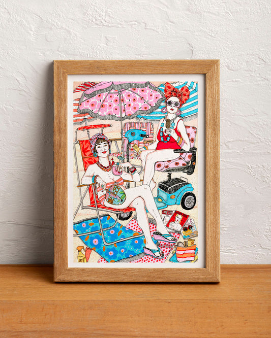 Beach Ladies - 50x70cm