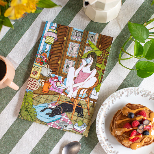 Notebook "Girl at Home"