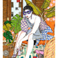 Retrato ilustrado de la Chiquita Piconera, inspirado en una figura icónica de la cultura española, lámina de Ana Jarén