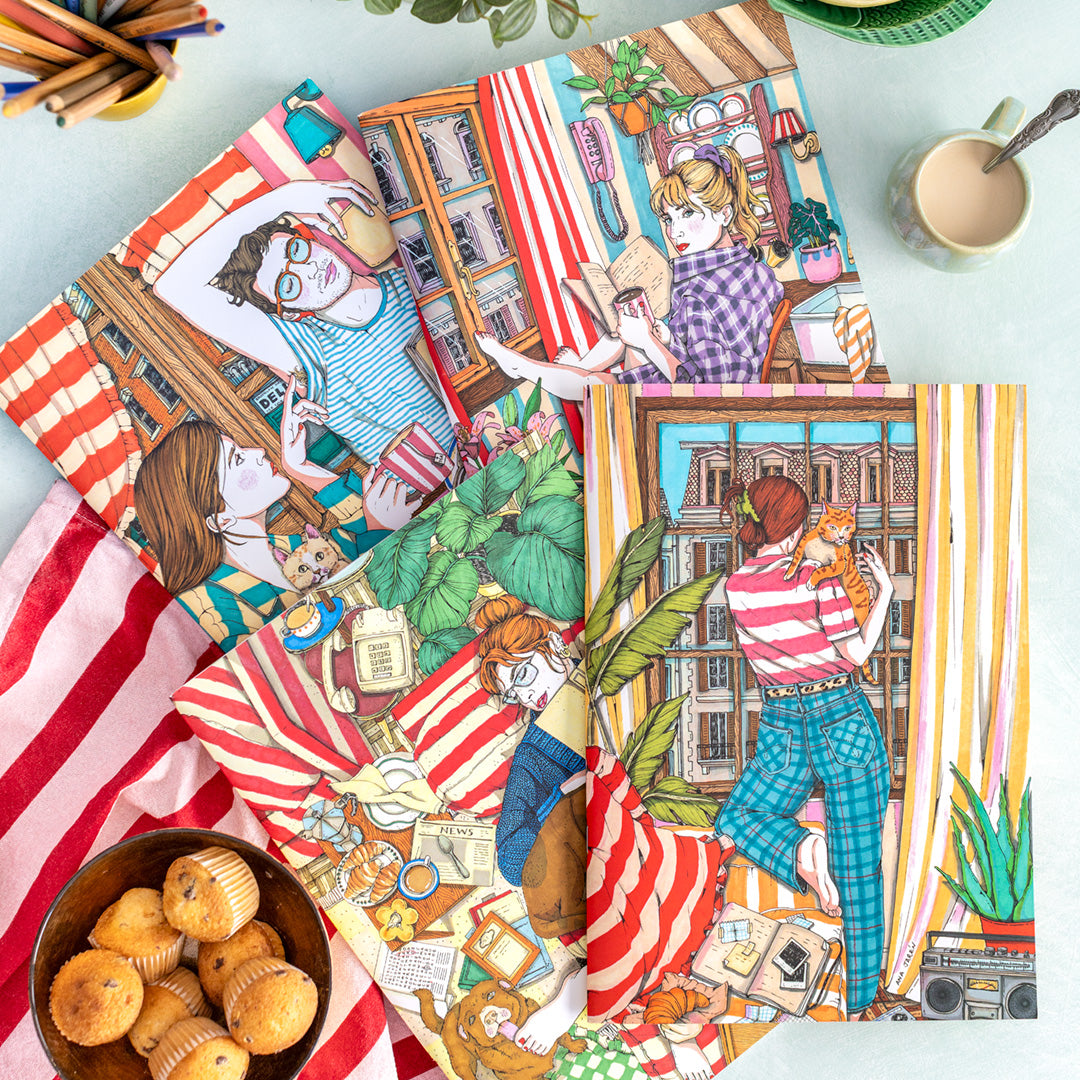 Set of 4 notebooks - Ana Jarén