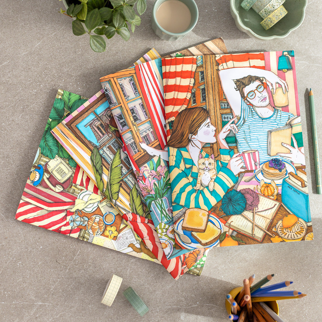 Set of 4 notebooks - Ana Jarén