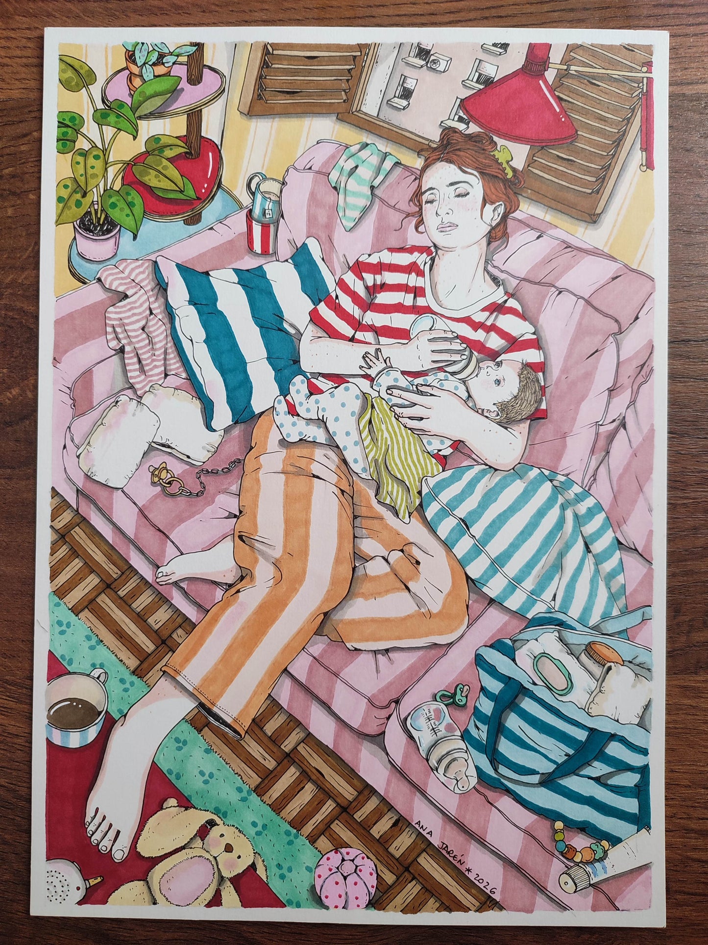 Mother, Baby and Bottle