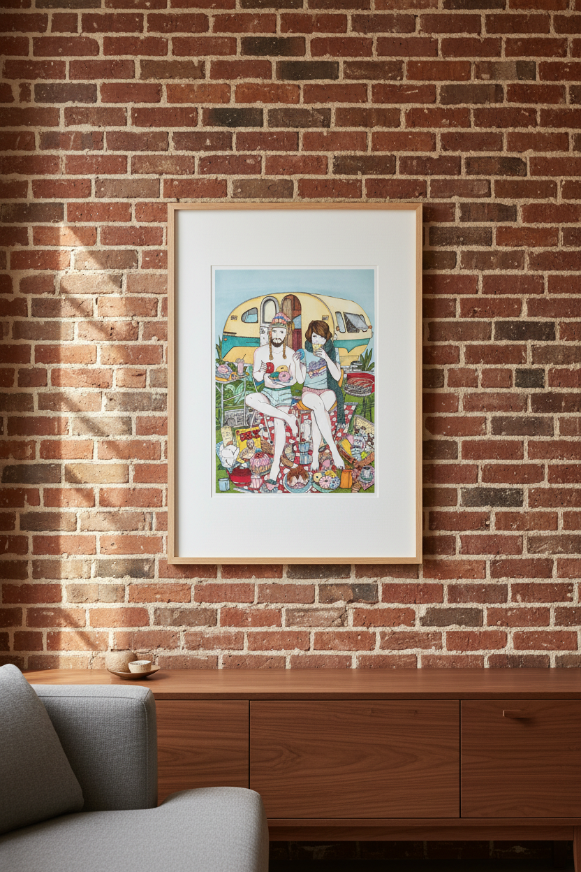 Couple and Caravan