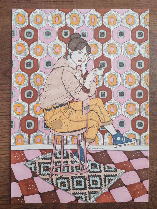 Girl Drinking IV
