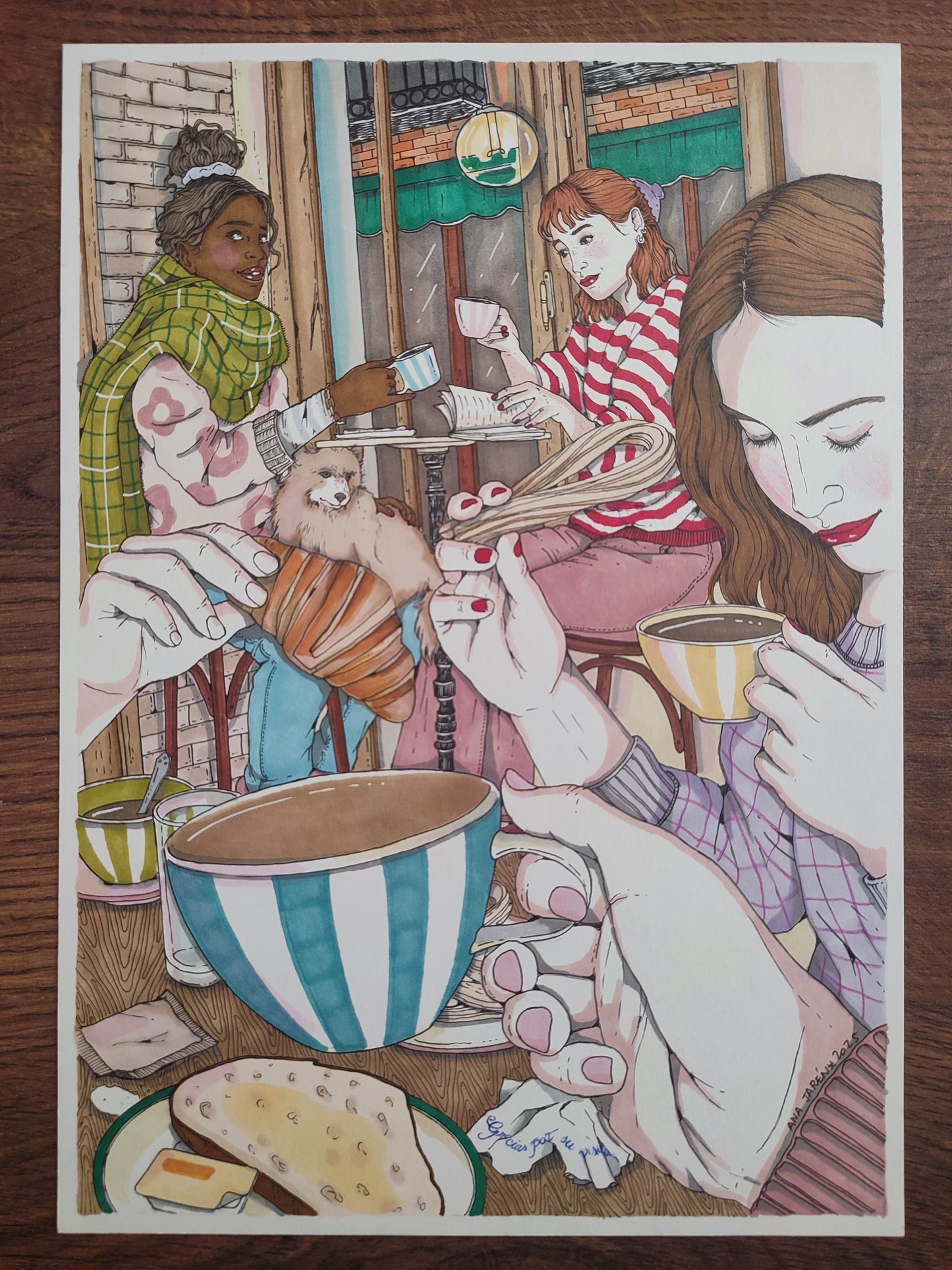 Croissant, Churros y amigas