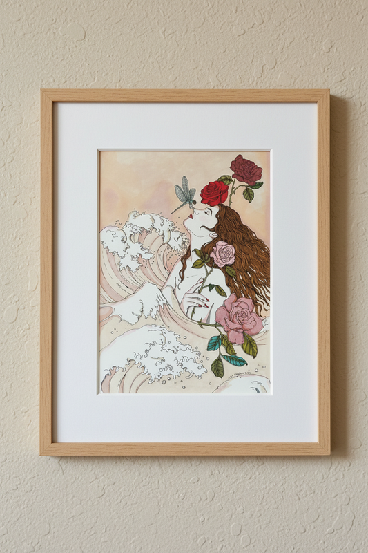 Waves and roses