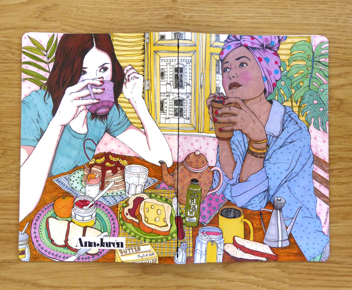 Cuaderno Amigas