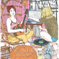 Deux femmes partagent une pièce rose entre vinyles, limonade, pastèque et ventilateur, œuvre originale d’Ana Jarén.