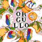 Seville is reimagined through rainbow colours, oranges, orange blossom and other recognisable elements of the city, illustrated print by Ana Jarén