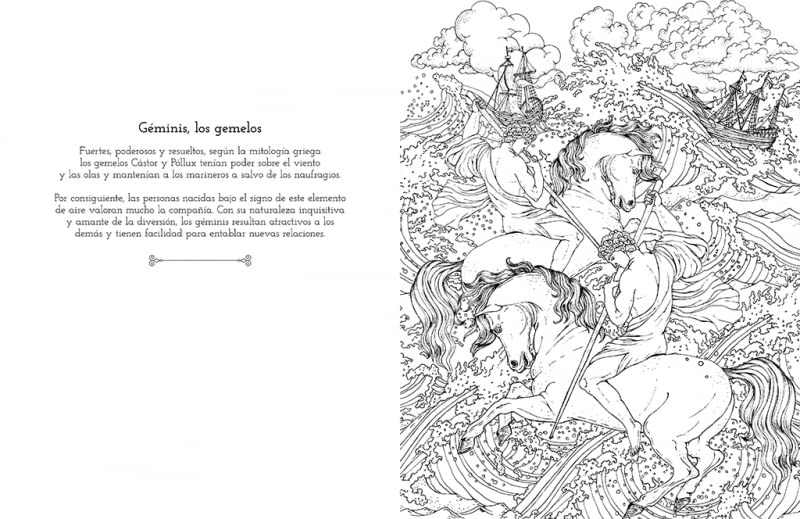 Astrología para colorear